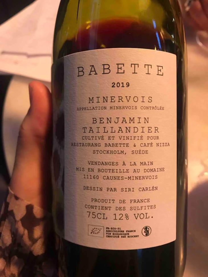 Babette - Domaine Benjamin Taillandier - Benjamin Taillandier 