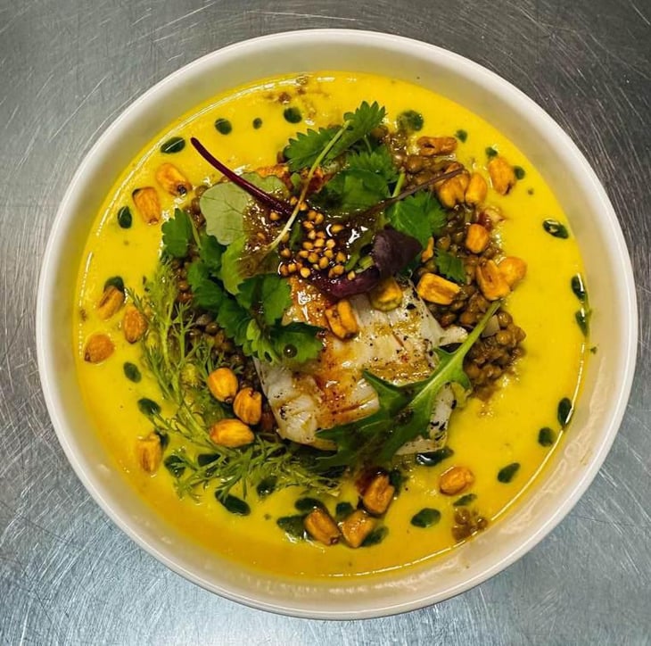 Bacalhau With Corn Cream And Lentils - Mano - 575662