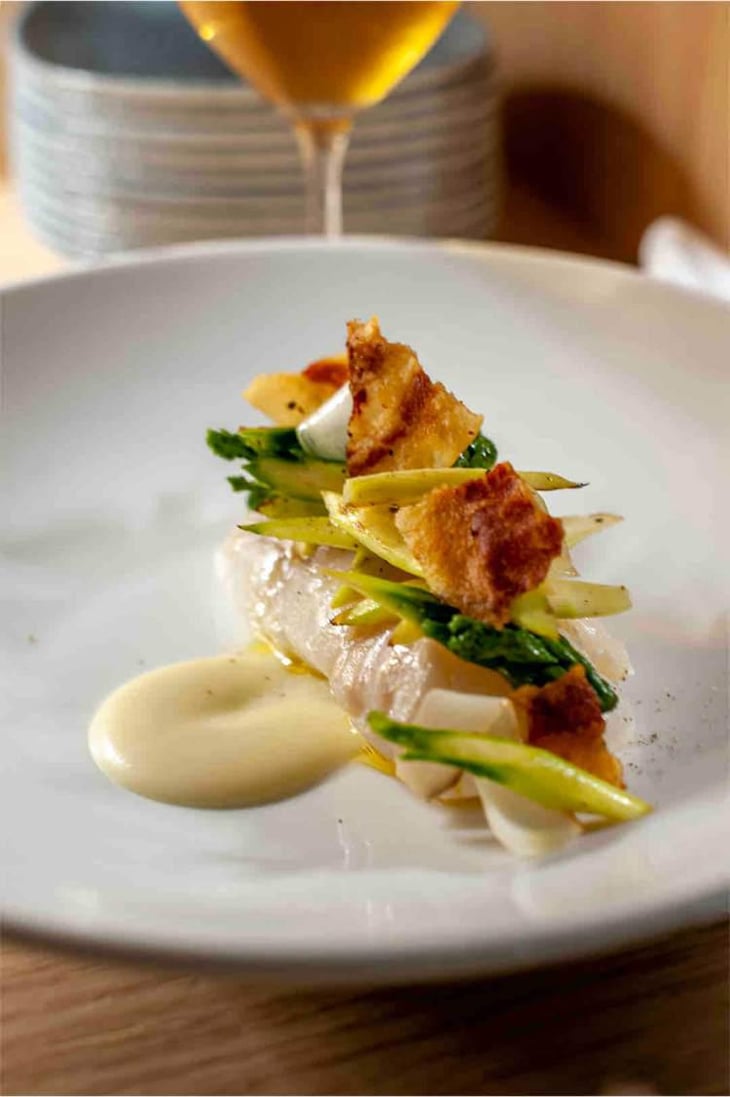Baccalà, Crema Di Patate, Asparagi E Guanciale 🤤 - Sestante Osteria di Mare - 529813