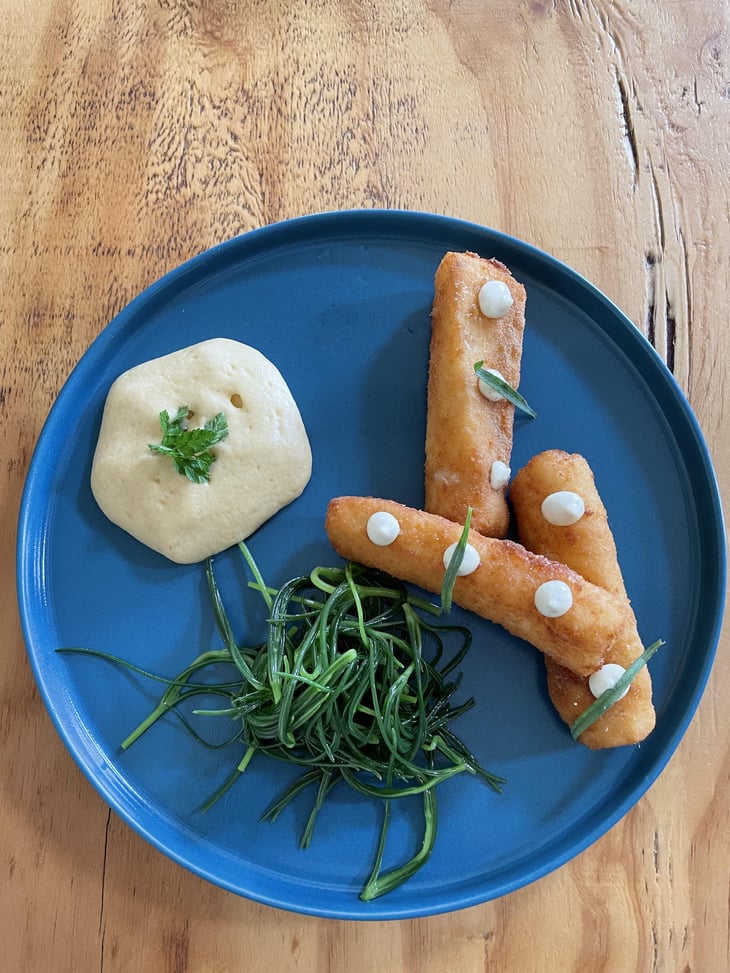 Baccalà, Salsa Tartara, Spuma Di Cavolfiore - Osteria del Posto - 636330