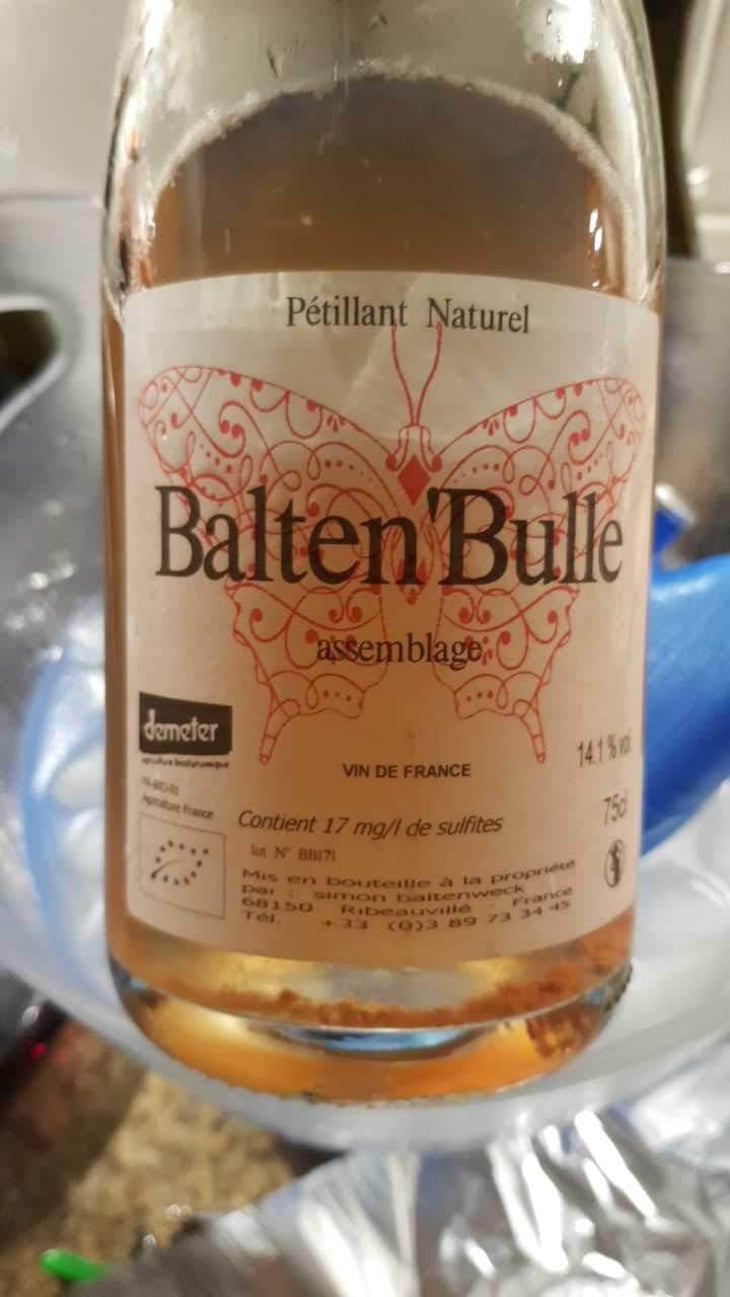 Balten'Bulle - Domaine Clé de Sol - Jean & Simon Baltenweck & Yannick Mignot 