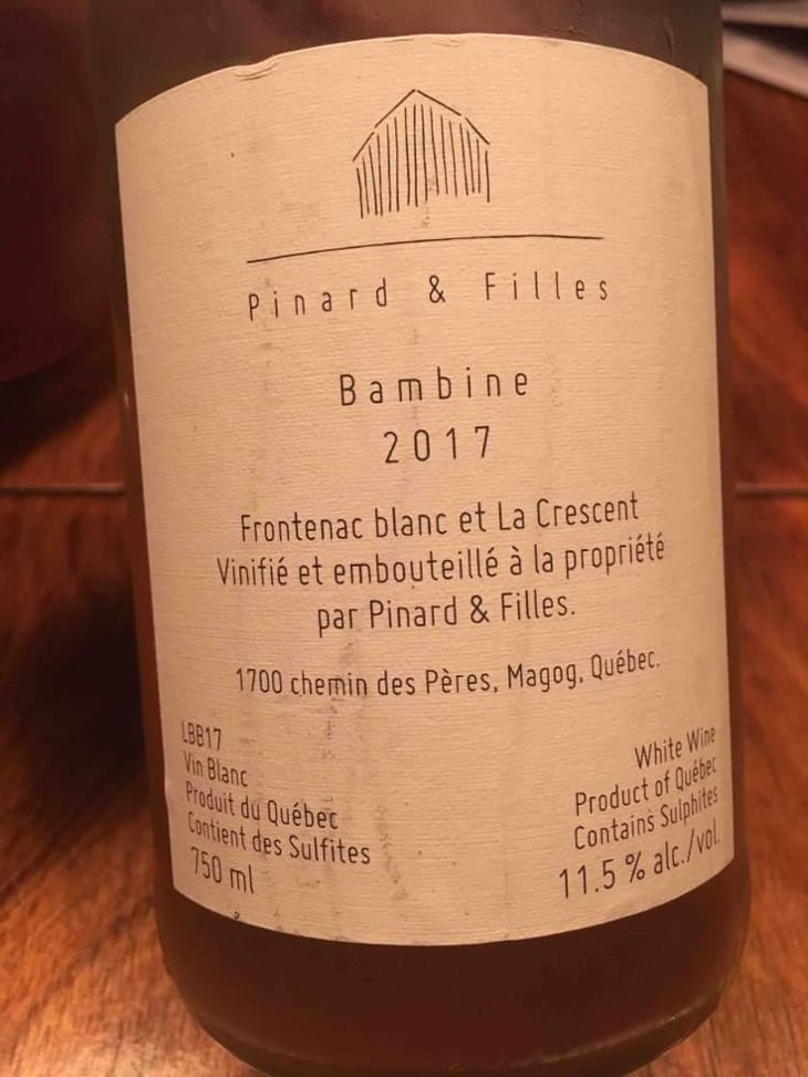 Bambine Brut (2).0 - Pinard et Filles - Frédéric Simon & Catherine Bélanger 