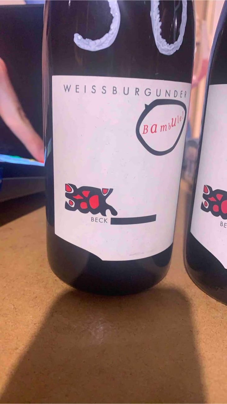 Bambule ! Weissburgunder - Weingut Beck - Judith Beck 