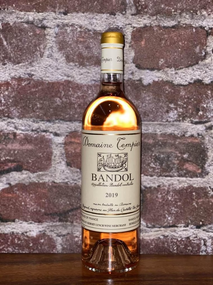 Bandol Rosé - Domaine Tempier - Daniel Ravier, Jennifer Chabin, Jean-Philippe Fourney -2019