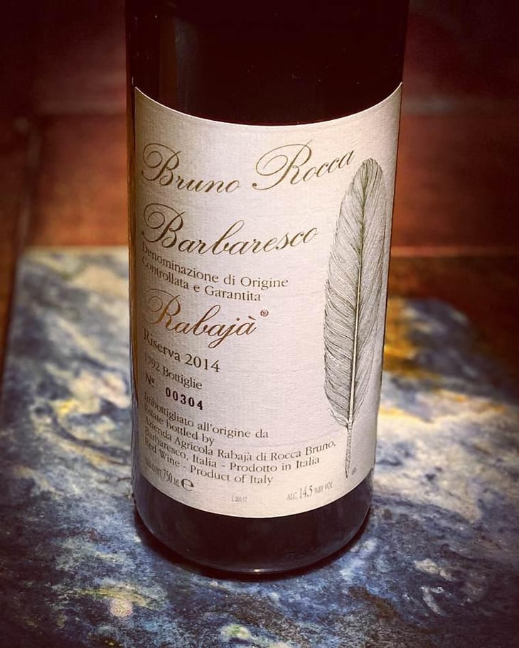 Barbaresco Rabaja - Az. Agr. Rabajà - Bruno Rocca -2014