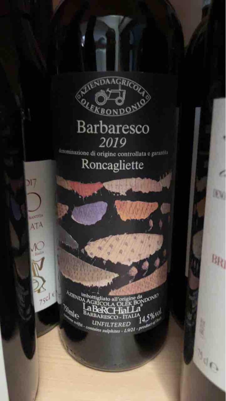 Barbaresco Roncagliette - Cascina La Berchialla - Olek Bondonio -2017