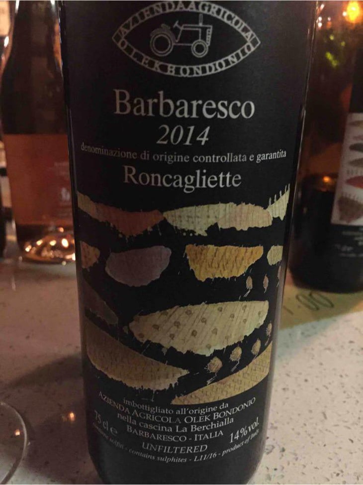 Barbaresco Roncagliette - Cascina La Berchialla - Olek Bondonio -2017
