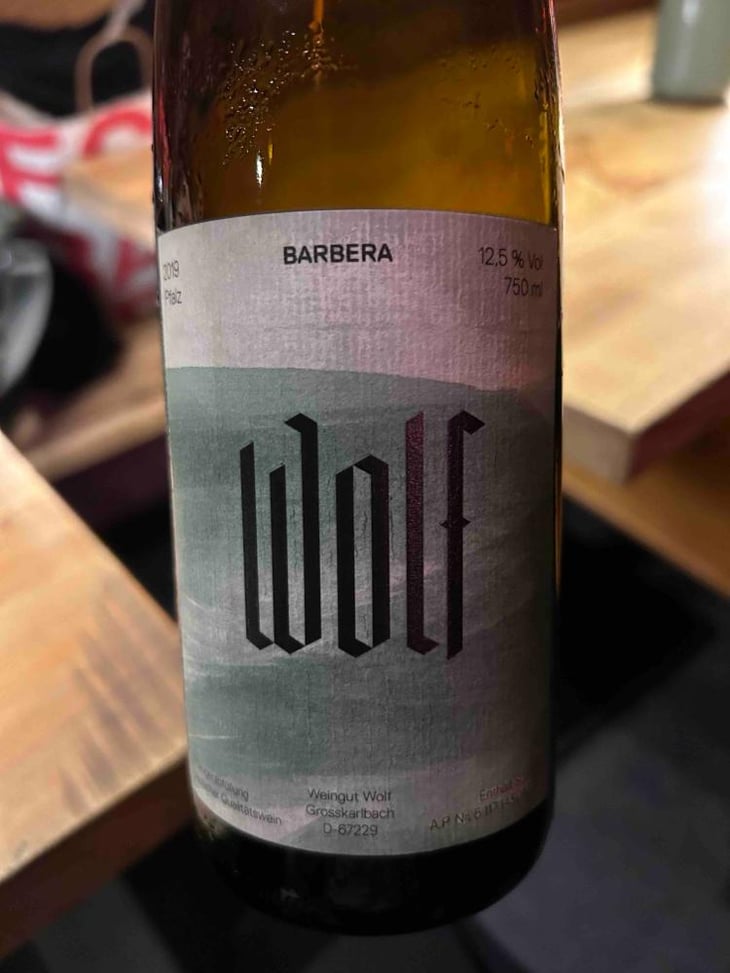 Barbera - Weingut Wolf - Dennis Wolf 