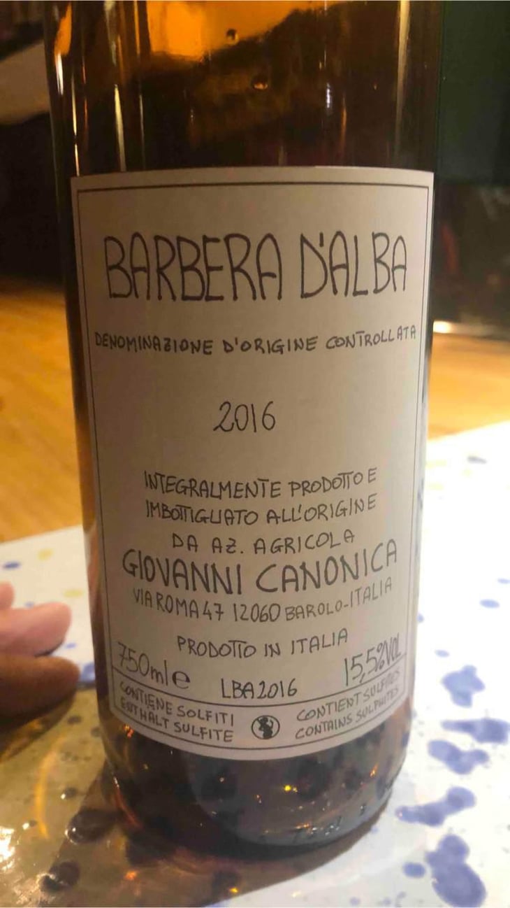 Barbera d'Alba - Azienda Agricola Giovanni Canonica - Giovanni Canonica 