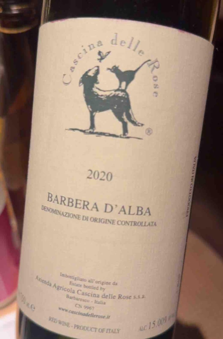 Barbera d’Alba DOC - Cascina Delle Rose - Italo Sobrino 