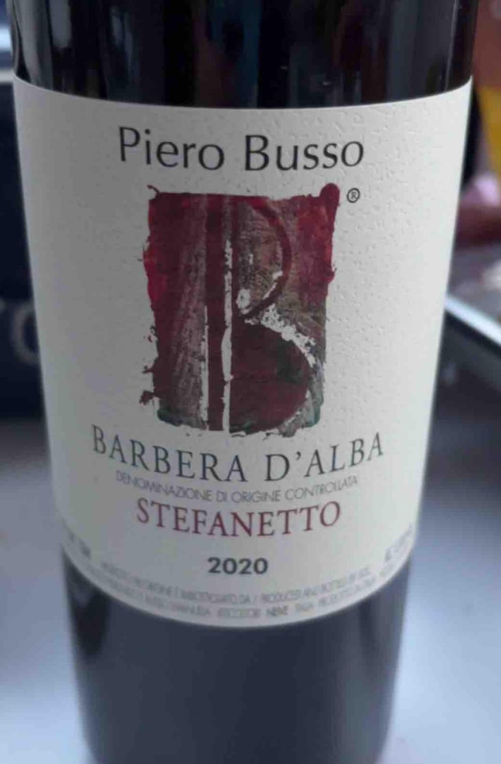 Barbera d’Alba DOC  San Stefanetto - Piero Busso - Società Agricola Piero Busso 