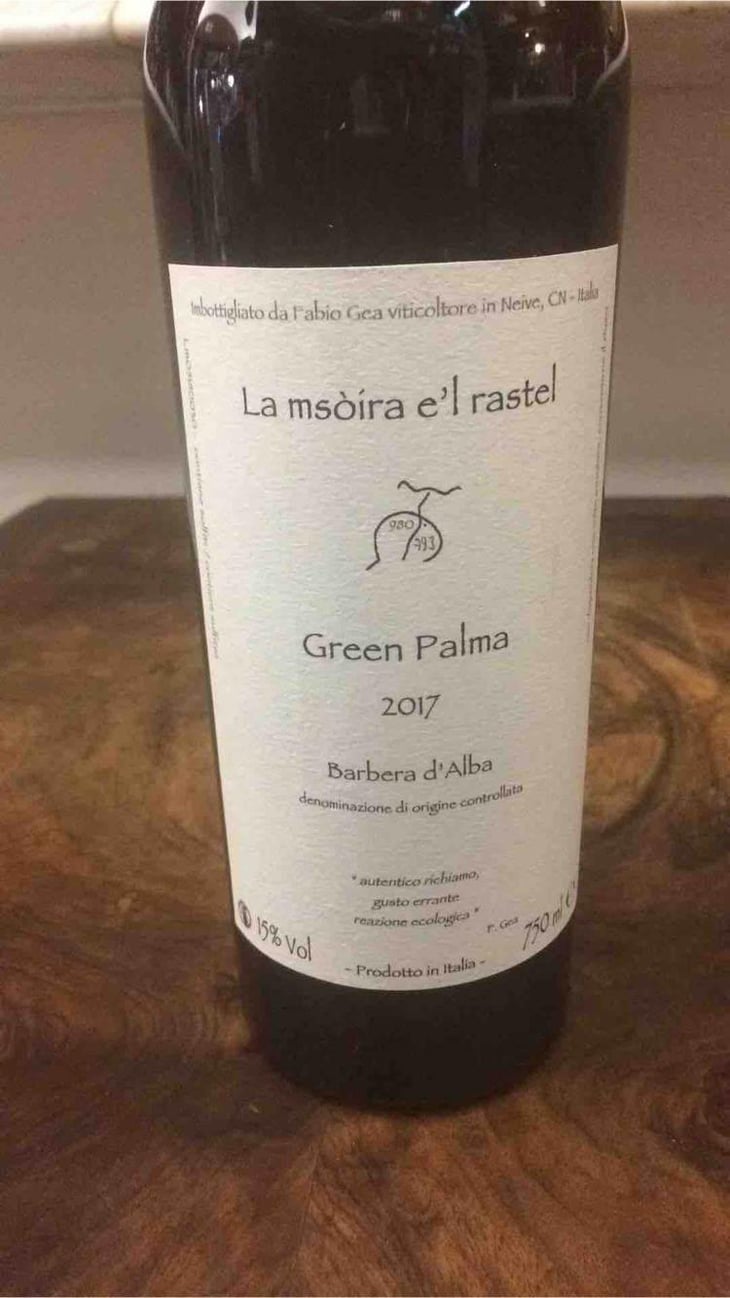 Barbera d'Alba - "Green Palma" - Azienda Agricola Fabio Gea - Fabio Gea 