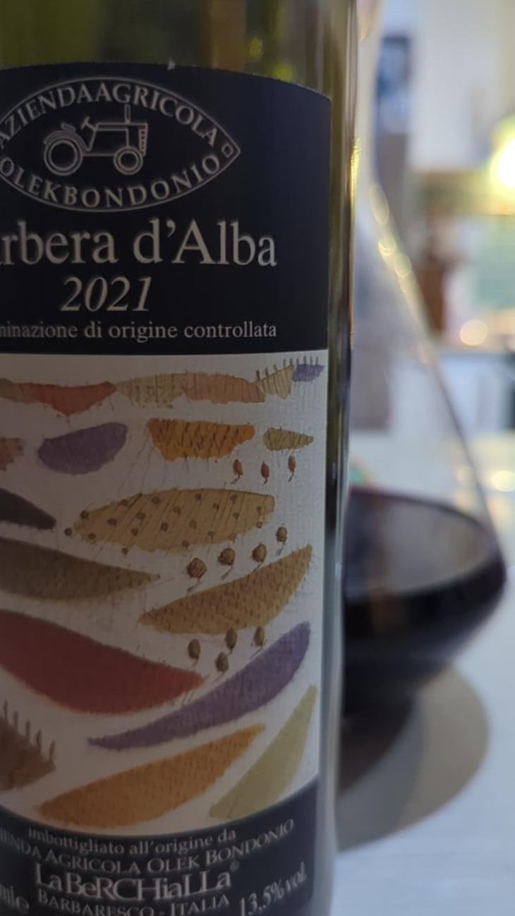 Barbera D'alba - Cascina La Berchialla - Olek Bondonio 