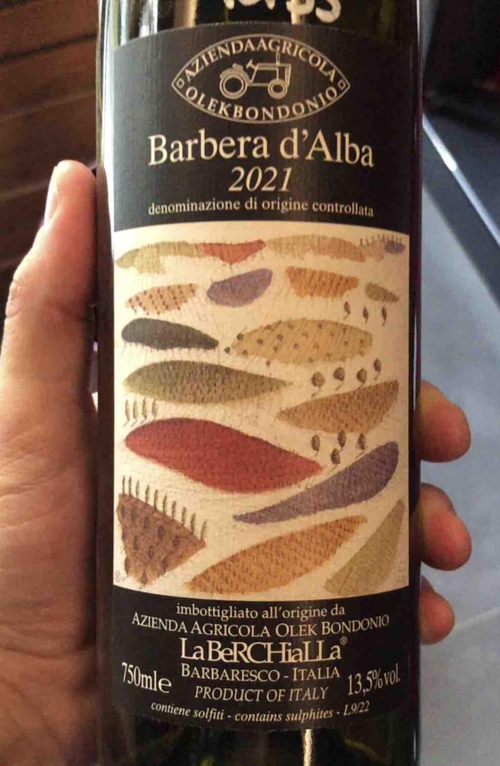 Barbera D'alba - Cascina La Berchialla - Olek Bondonio 