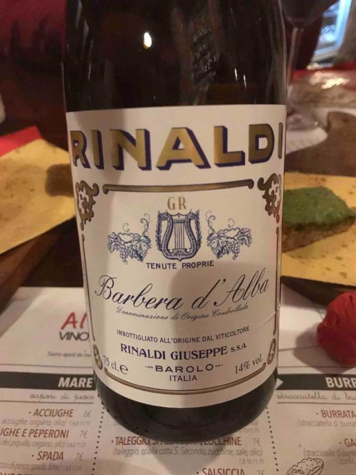 Barbera d'Alba - Azienda Agricola Giuseppe Rinaldi - Marta e Carlotta Rinaldi 