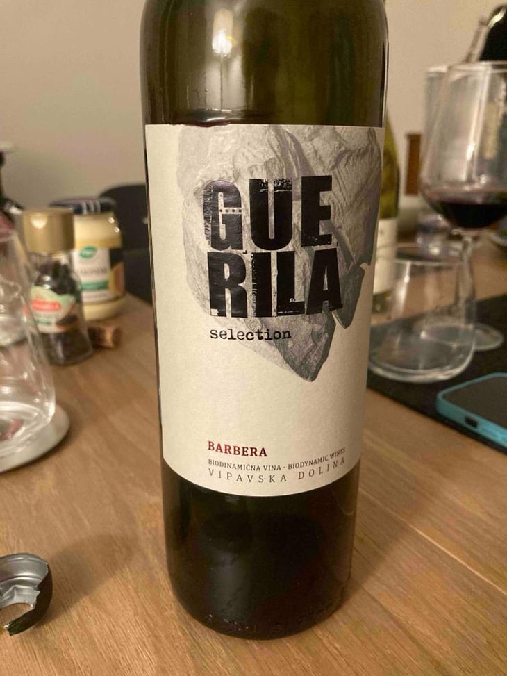 Barbera selection - Guerila - Zmagoslav Petrič -2018