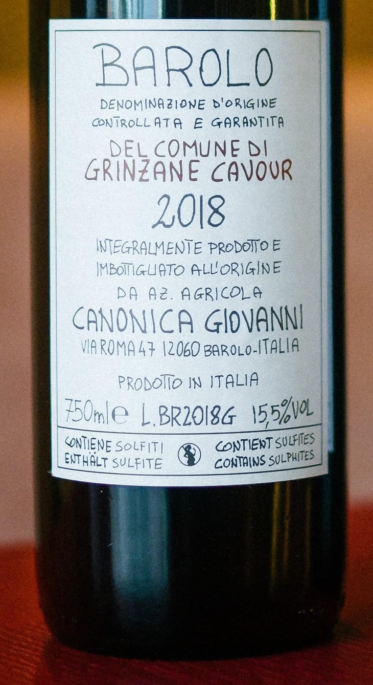 Barolo Del Comune Di Grinzane Cavour - Azienda Agricola Giovanni Canonica - Giovanni Canonica 
