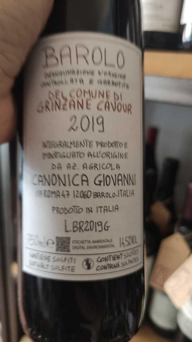 Barolo Del Comune Di Grinzane Cavour - Azienda Agricola Giovanni Canonica - Giovanni Canonica 