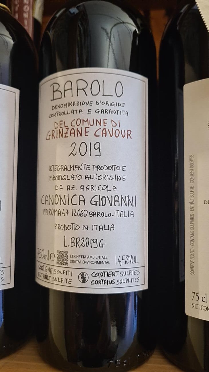 Barolo Del Comune Di Grinzane Cavour - Azienda Agricola Giovanni Canonica - Giovanni Canonica 