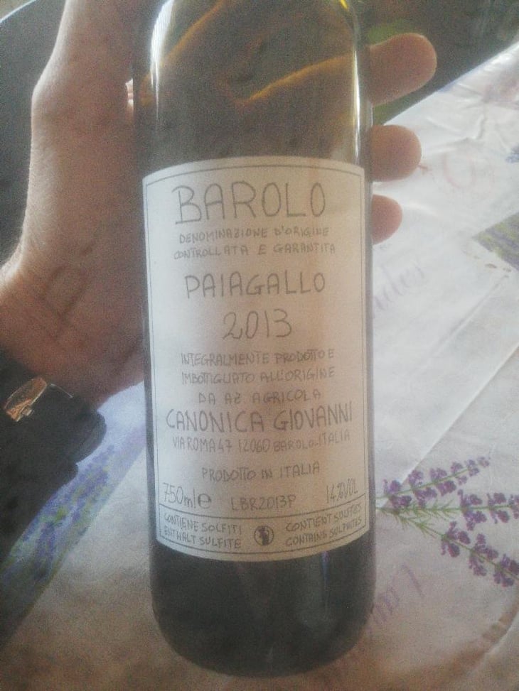 Barolo Paiagallo - Azienda Agricola Giovanni Canonica - Giovanni Canonica 