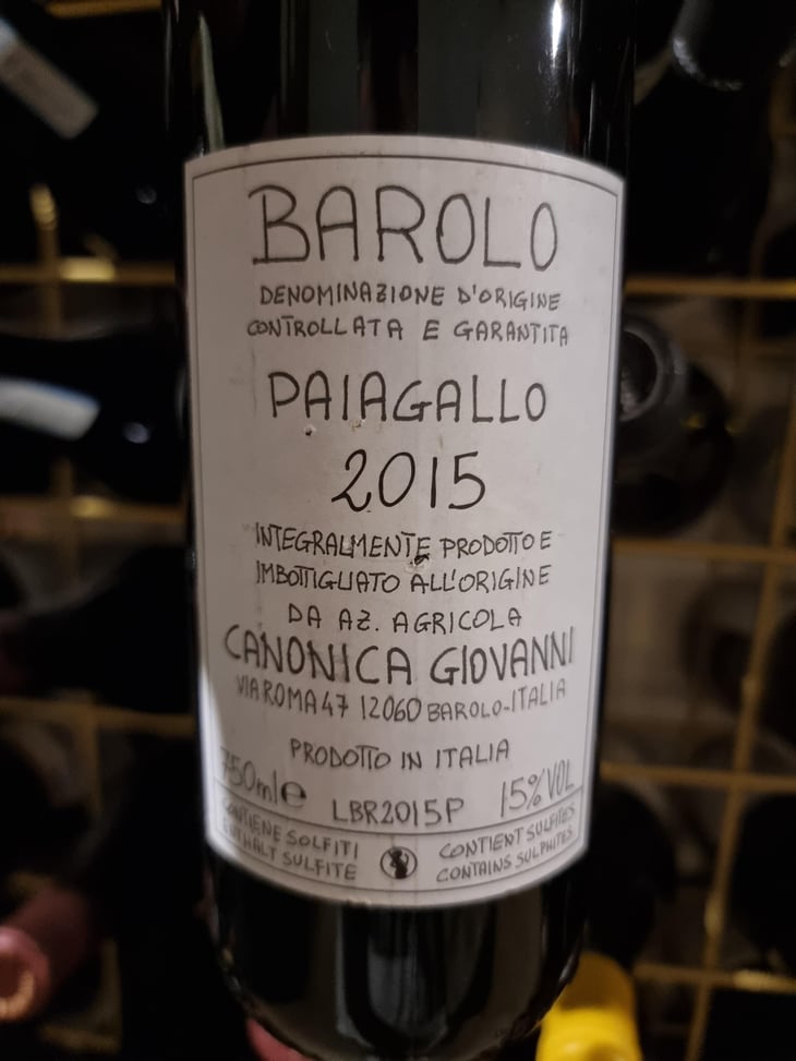 Barolo Paiagallo - Azienda Agricola Giovanni Canonica - Giovanni Canonica 