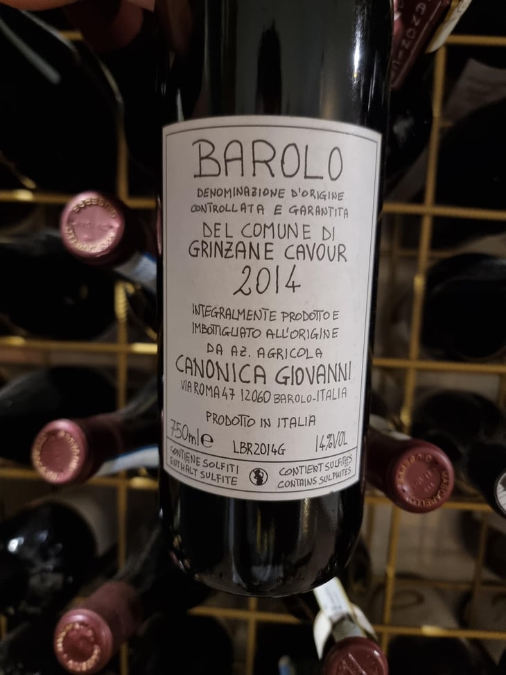 Barolo Del Comune Di Grinzane Cavour - Azienda Agricola Giovanni Canonica - Giovanni Canonica 