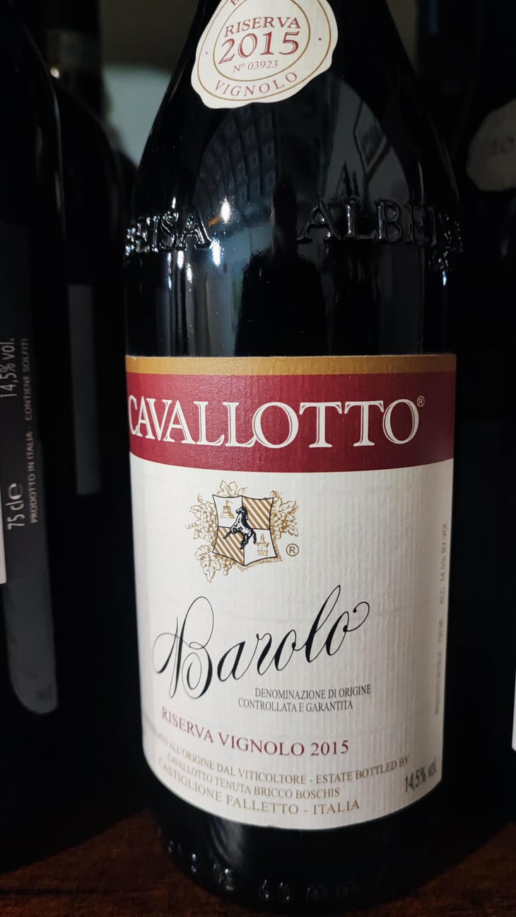 Barolo riserva vignolo - Cavallottolo - Alfio, Giuseppe & Laura Cavallotto 