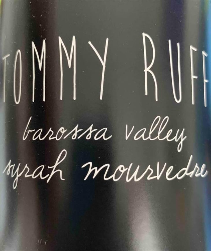 Barossa Valley Syrah Mourvèdre by Tommy Ruff - Shobbrook Wines - Tom Shobbrook 