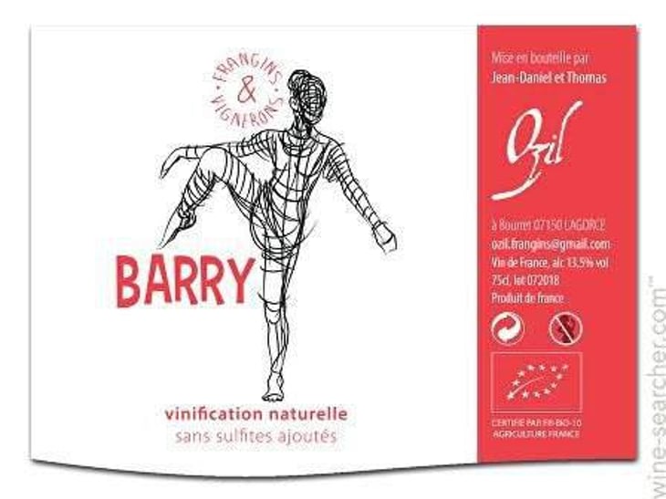 Barry - Ozil Frangins & Vignerons - Thomas & Jean-Daniel Ozil 
