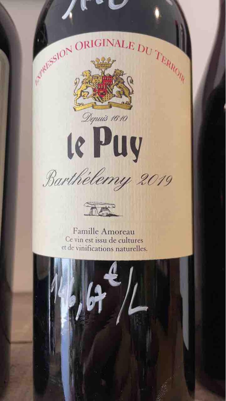 Barthélemy - Château le Puy - Jean-Pierre & Pascal Amoreau 
