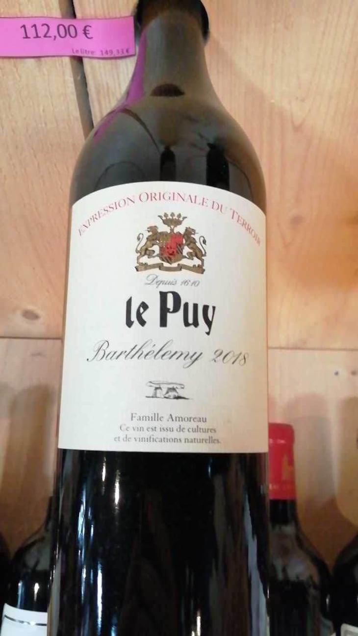 Barthélemy - Château le Puy - Jean-Pierre & Pascal Amoreau 