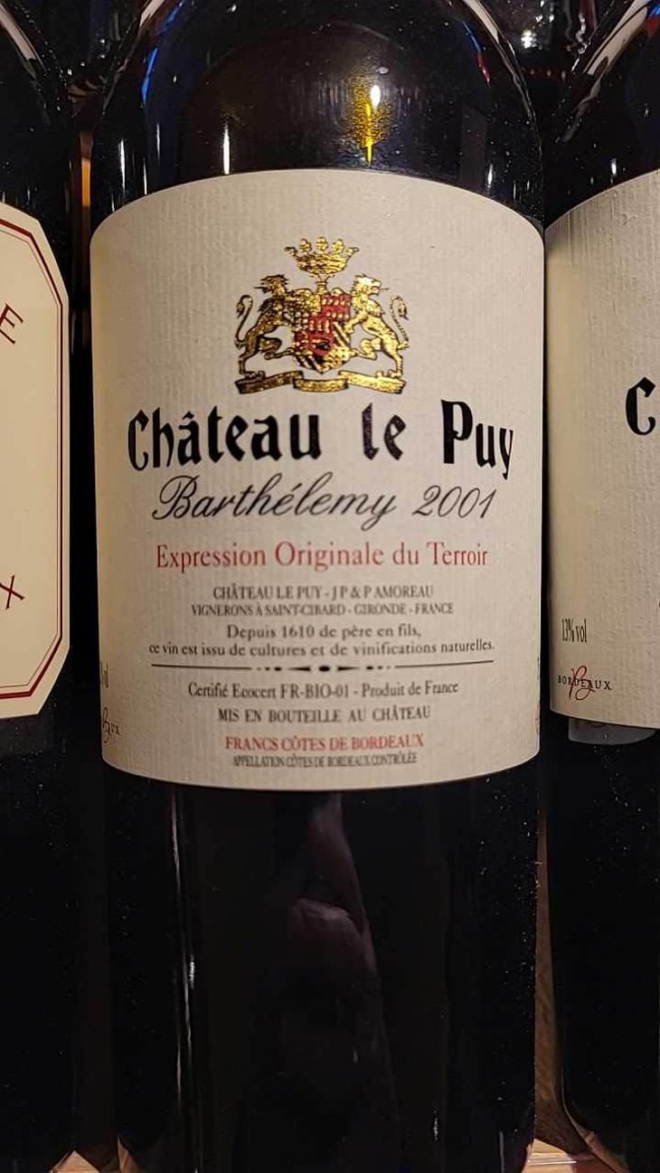 Barthélemy - Château le Puy - Jean-Pierre & Pascal Amoreau 