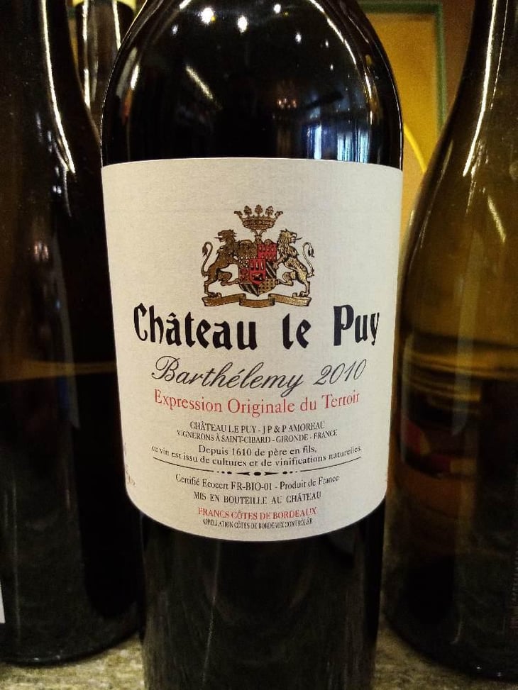 Barthélemy - Château le Puy - Jean-Pierre & Pascal Amoreau 