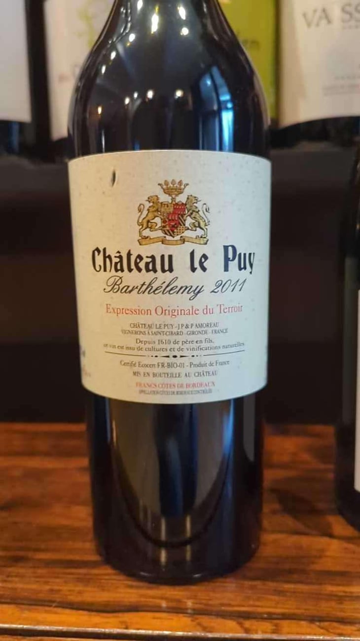 Barthélemy - Château le Puy - Jean-Pierre & Pascal Amoreau 