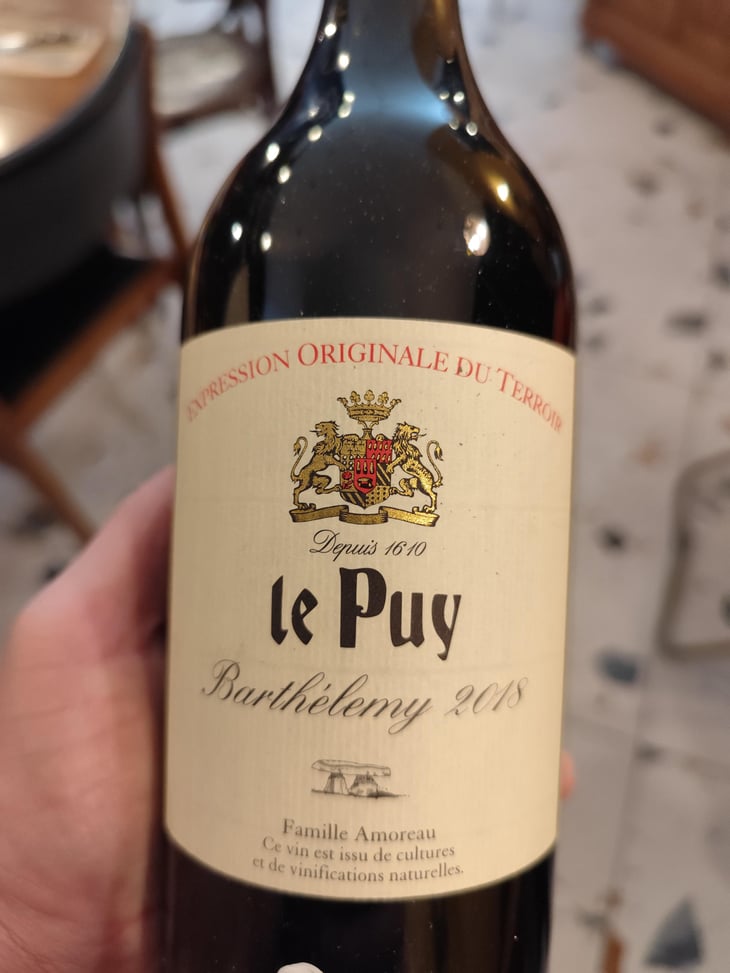 Barthélemy - Château le Puy - Jean-Pierre & Pascal Amoreau 
