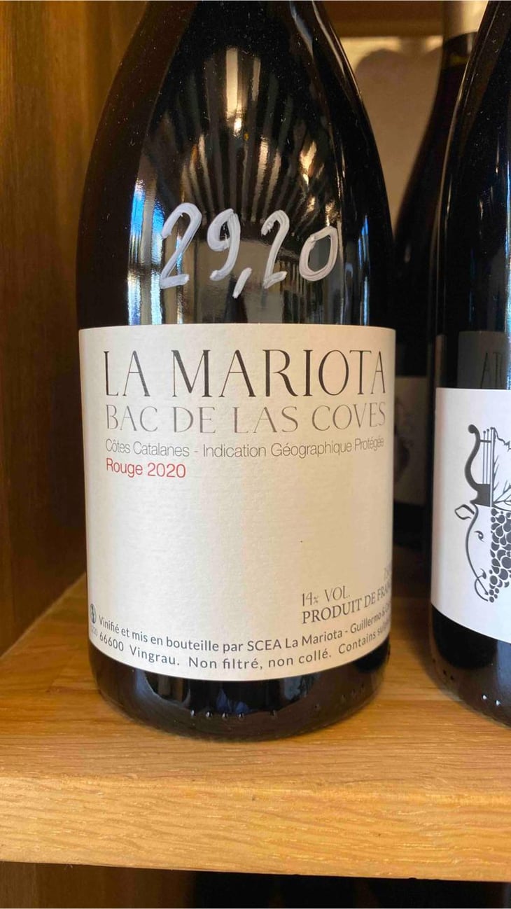 Bac de las Coves Rouge - La Mariota - Cecilia Diaz & Guillermo Campos Baeza 