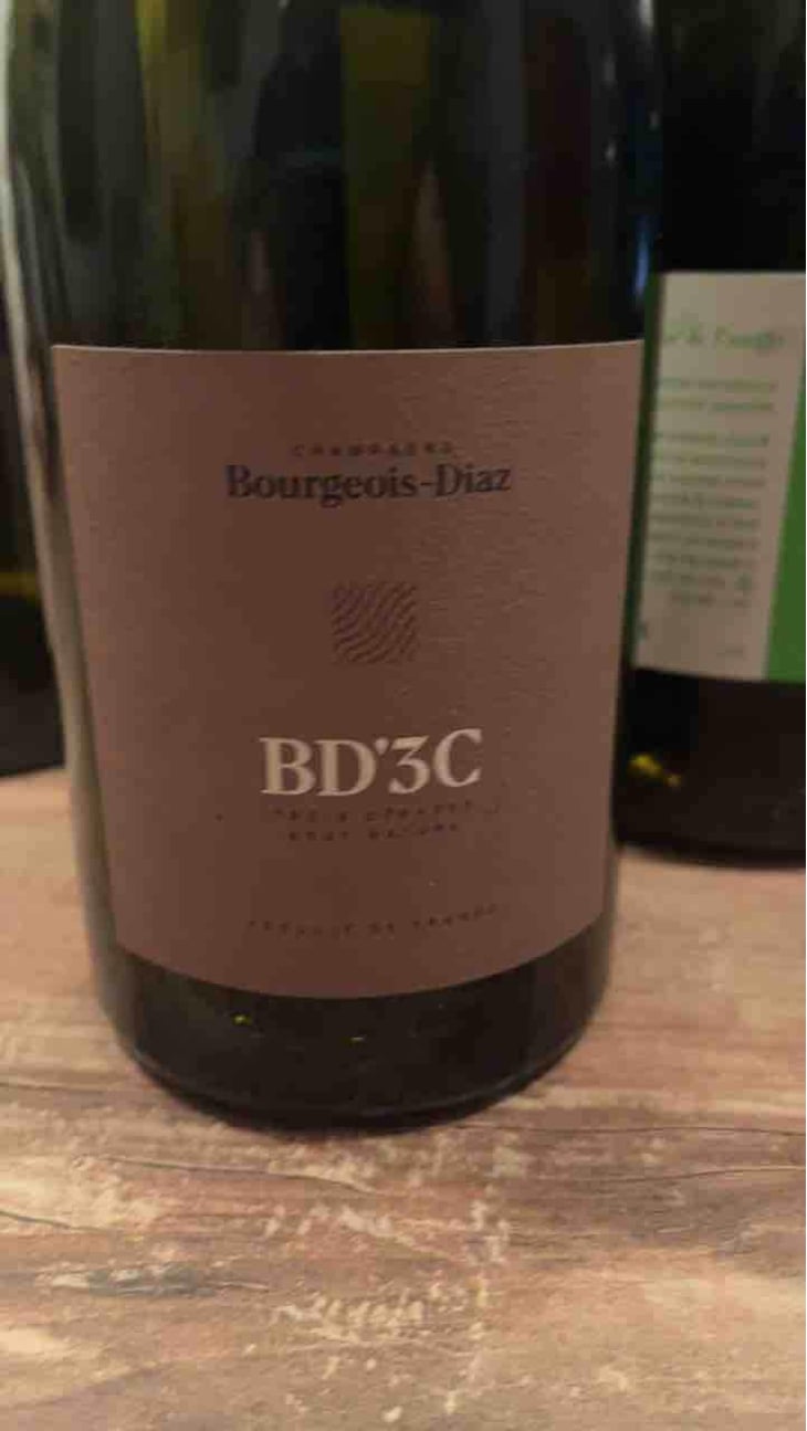 BD'3C - Brut Nature - Champagne Bourgeois-Diaz - Jérôme & Charlotte Bourgeois -2017