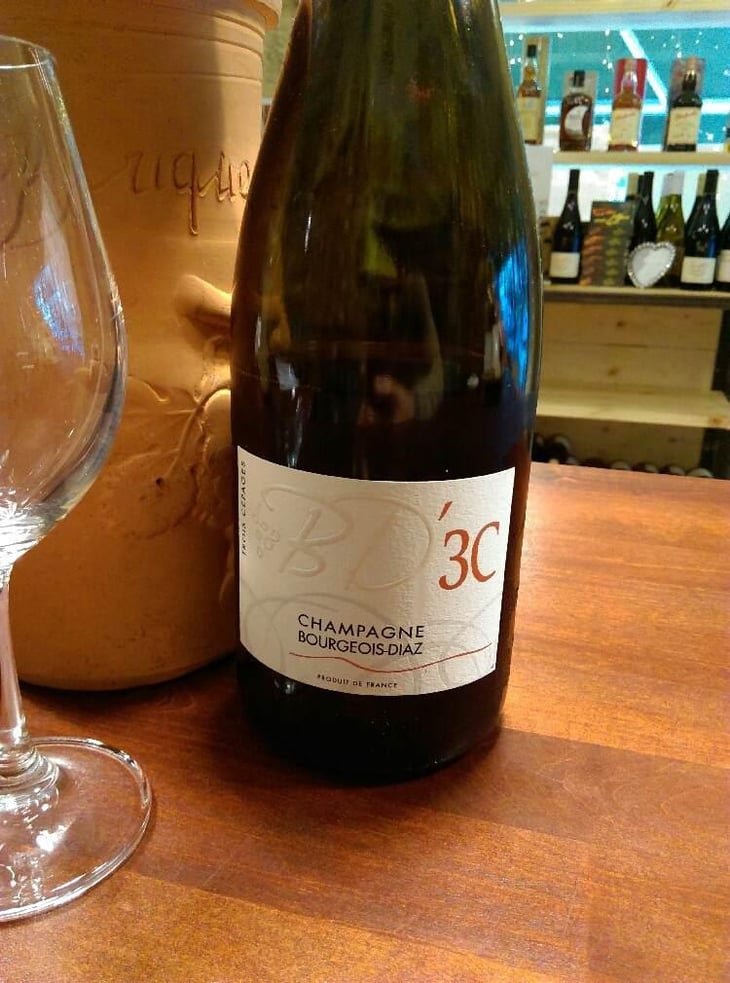 BD'3C - Brut Nature - Champagne Bourgeois-Diaz - Jérôme & Charlotte Bourgeois -2017
