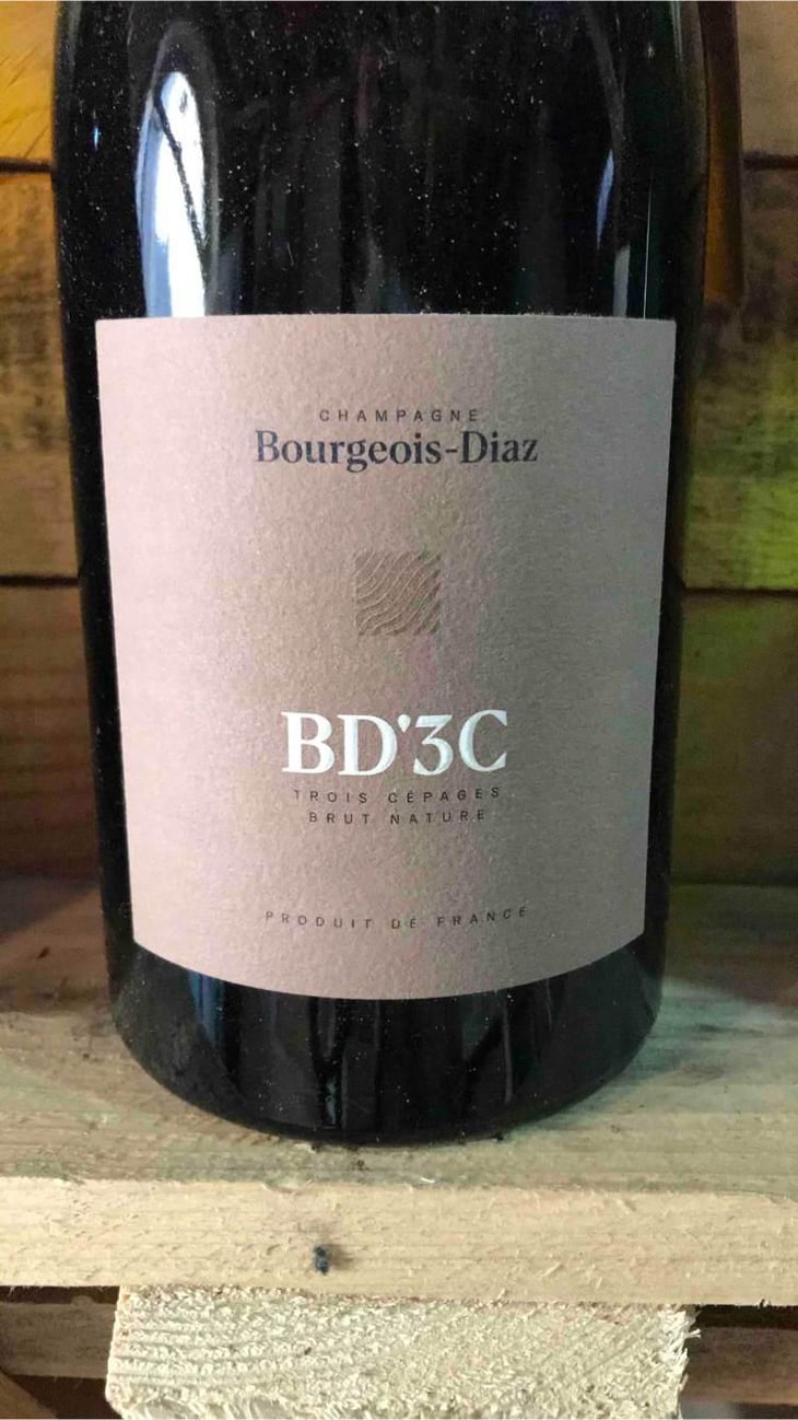 BD'3C - Brut Nature - Champagne Bourgeois-Diaz - Jérôme & Charlotte Bourgeois -2017