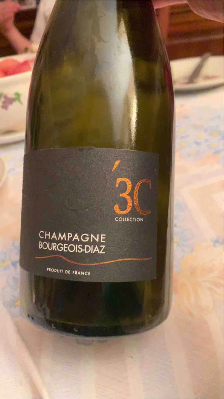 BD'3CC - Brut Nature Millésimé - Champagne Bourgeois-Diaz - Jérôme & Charlotte Bourgeois -2016