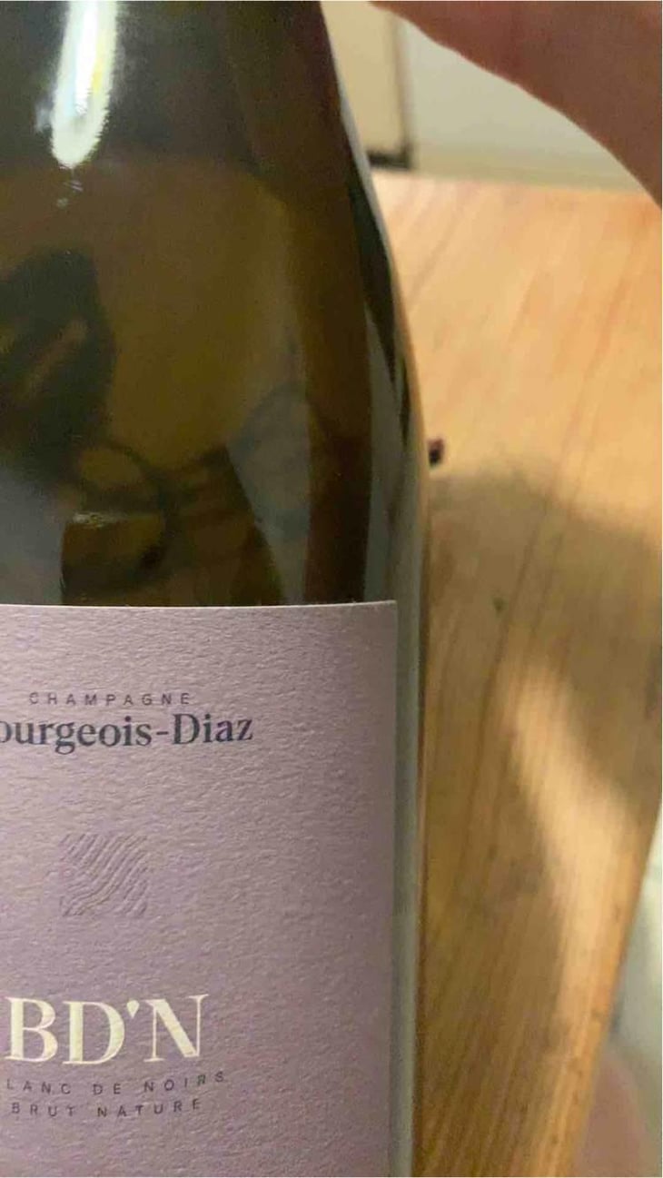 BD'B - Brut Nature - Champagne Bourgeois-Diaz - Jérôme & Charlotte Bourgeois -2017