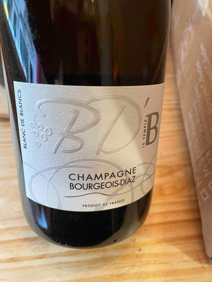 BD'B - Brut Nature - Champagne Bourgeois-Diaz - Jérôme & Charlotte Bourgeois -2017