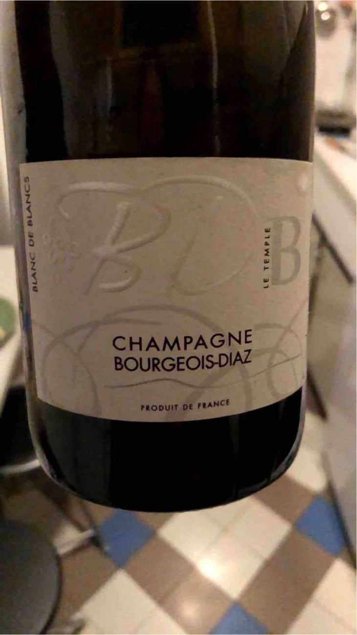 BD'B - Brut Nature - Champagne Bourgeois-Diaz - Jérôme & Charlotte Bourgeois -2017
