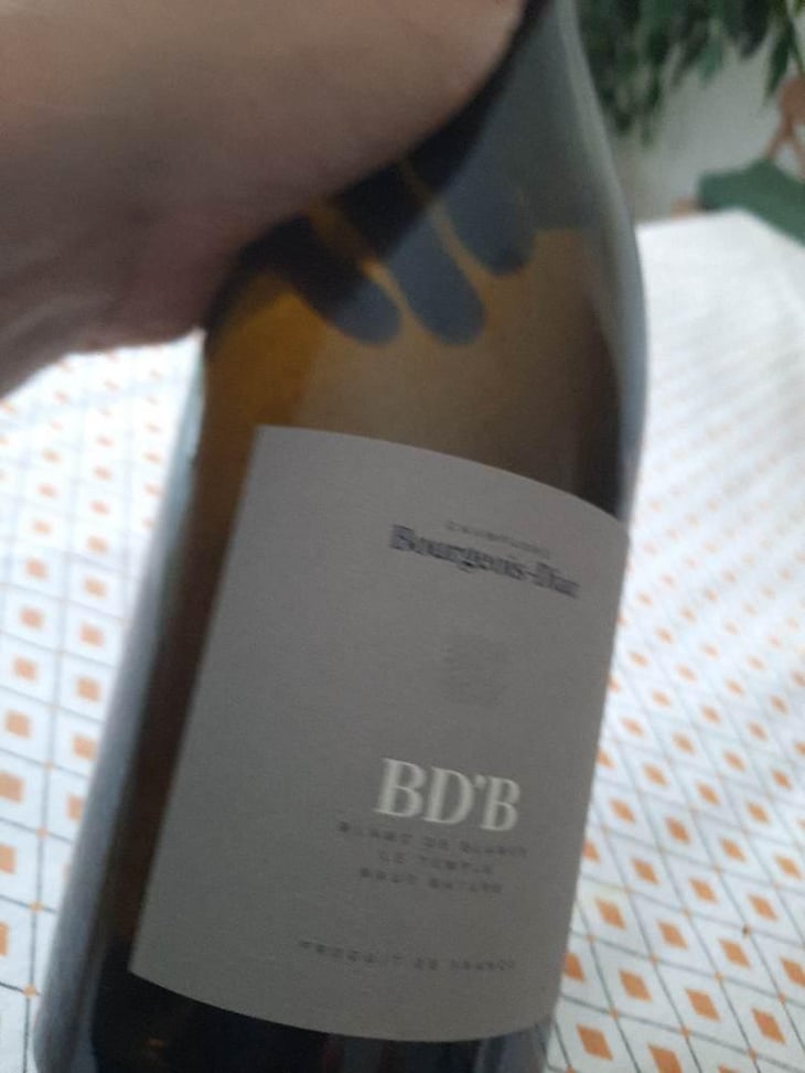 BD'B - Brut Nature - Champagne Bourgeois-Diaz - Jérôme & Charlotte Bourgeois -2017
