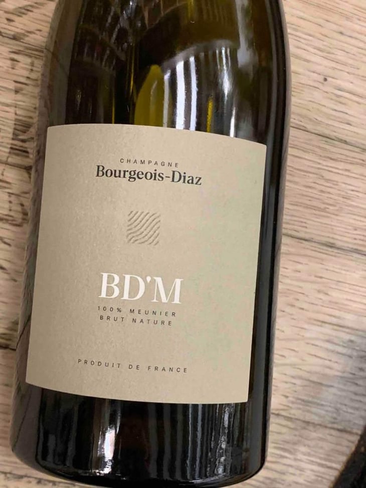 BD’M - Brut Nature - Champagne Bourgeois-Diaz - Jérôme & Charlotte Bourgeois 