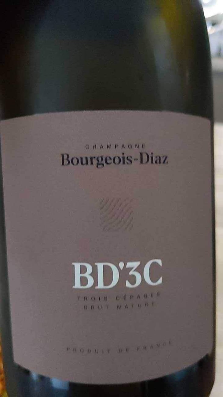 BD’M - Brut Nature - Champagne Bourgeois-Diaz - Jérôme & Charlotte Bourgeois 
