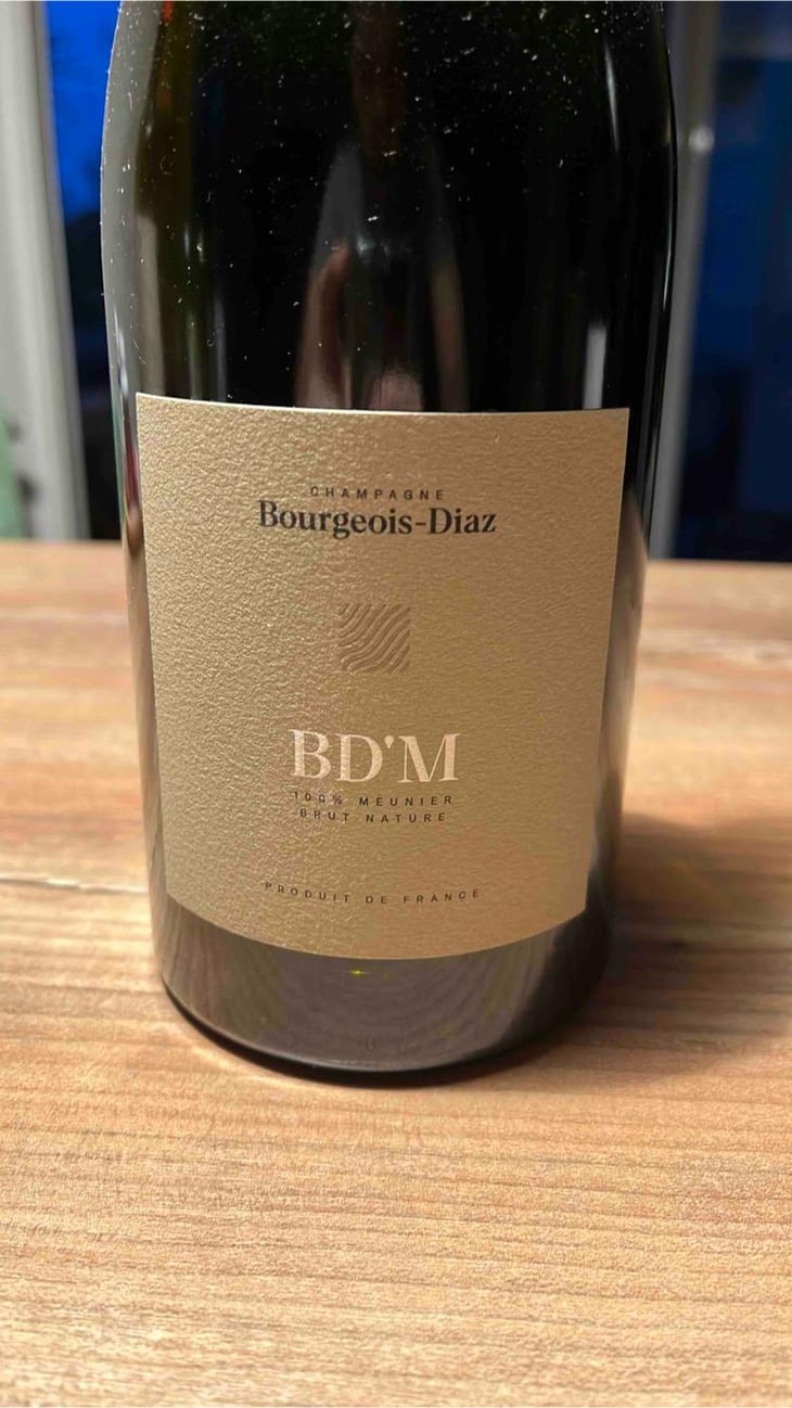 BD’M - Brut Nature - Champagne Bourgeois-Diaz - Jérôme & Charlotte Bourgeois 