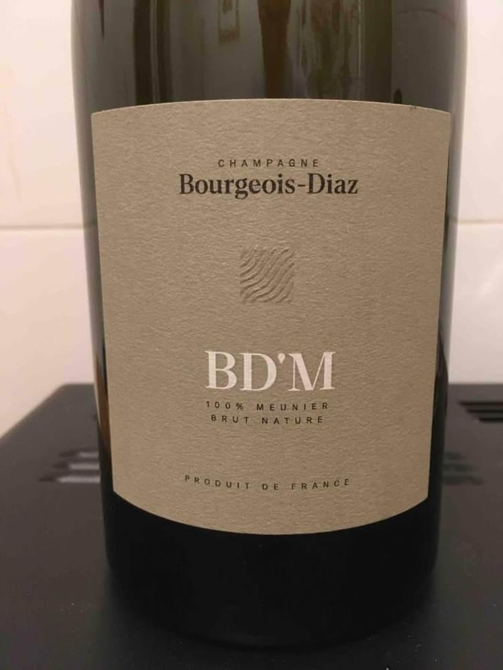 BD’M - Brut Nature - Champagne Bourgeois-Diaz - Jérôme & Charlotte Bourgeois 