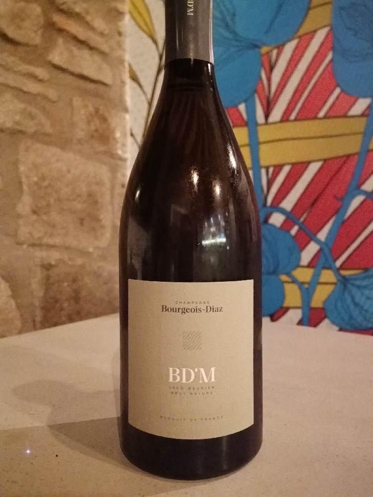 BD’M - Brut Nature - Champagne Bourgeois-Diaz - Jérôme & Charlotte Bourgeois 