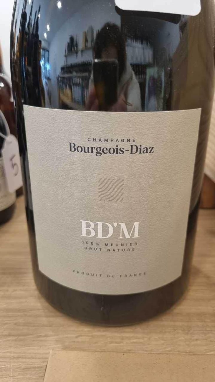 BD’M - Brut Nature - Champagne Bourgeois-Diaz - Jérôme & Charlotte Bourgeois 